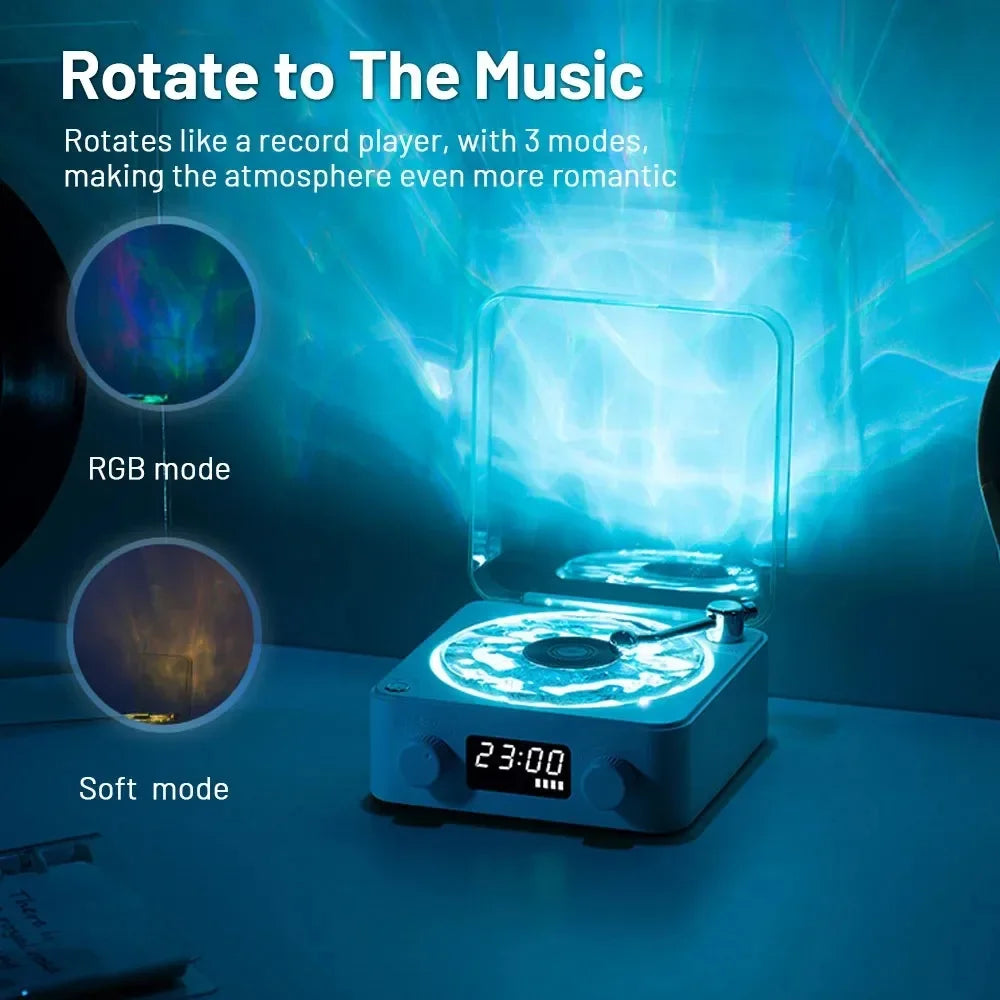 Mini Ret Noise Bluetooth Speakerro White