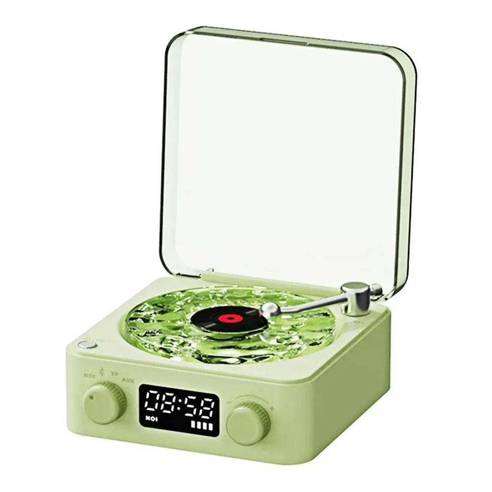 Mini Ret Noise Bluetooth Speakerro White