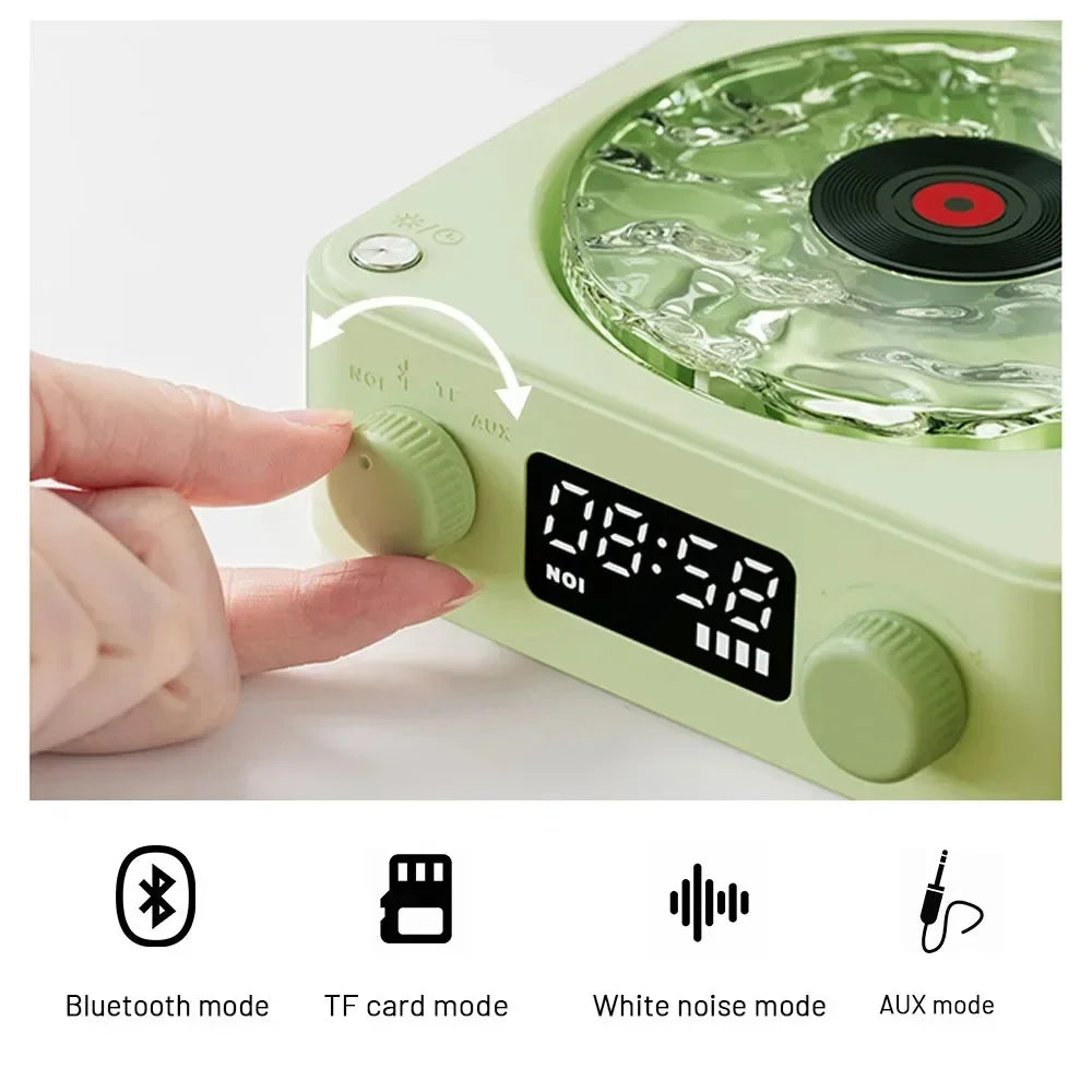 Mini Ret Noise Bluetooth Speakerro White